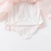 Ropa de Bebé Transfronteriza, Mameluco de Verano para Bebé Niña, Elegante Vestido de Princesa para Bebé de un Mes Cien Días, Vestido de Verano