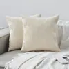 Funda de Cojín de Terciopelo para Almohada Lumbar Transfronteriza Amazon Textura Diseño Rayado para Coche Sofá Sala de Estar Dormitorio