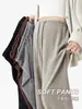 Calça de maternidade para outono e inverno, perna larga, não aperta, corte solto, adequada para o início da gravidez, estilo fino para primavera-outono, estação de outono, antiderrapante