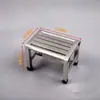 Taburete de Acero Inoxidable 202A, Resistente y Engrosado, Se Puede Grabar con Láser, Adecuado para Sillas de Oficina, Fábrica, Taller, Una Pieza Tymy