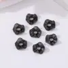 Relleno de Oro de 14K Conservación del Color Hoja de Loto Separador Joyería Cuentas de Cristal Cuentas Sueltas Pulsera Collar Accesorios Hechos a Mano DIY Accesorios