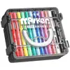 Marcadores acrílicos Kaba Bear para estudiantes, bolígrafos de acuarela artísticos, bolígrafos de colores lavables, bolígrafos de colores no transparentes y apilables