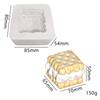 Molde de edredom de inverno molde de silicone faça você mesmo travesseiro macio aromaterapia vela gesso cozimento molde de silicone de grau alimentício