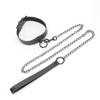 Estilo Europeo y Americano Personalidad Oscura Exagerado Collar de Cuerda de Tracción Cubierta para el Cuello Tendencia Alternativa Collar en Forma de O Correa de Tracción