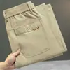 Pantalones Casuales de Secado Rápido para Hombre Verano Delgados Sueltos Pierna Recta Pantalones de Hombre Elásticos Resistentes al Desgaste Transpirables Cómodos Pantalones Largos
