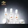 Frasco de vidro cosmético branco fosco, frasco simples para loção, frasco para creme, firmador, antirrugas, antienvelhecimento, frasco para conjunto de cuidados com a pele