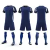 Conjunto de uniforme de treino de futebol para adultos com logotipos impressos, conjunto de uniforme de futebol para crianças com logotipos impressos, uniforme de equipe de competição de futebol para alunos do ensino fundamental, meninos