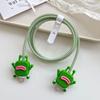 Funda protectora de cable de datos de dibujos animados de Amazon adecuada para Apple Android juego de cable de datos de carga rápida de cuatro piezas en stock al por mayor