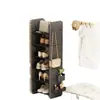 Puerta de Entrada Bolsa para Zapatos Estante de Almacenamiento Tablero Perforado Zapatero Multifuncional Apilable Pasillo Zapatero de Gran Capacidad