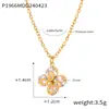 Collar de Acero de Titanio Chapado en Oro con Colgante de Flor Pastoral Incrustado de Diamantes Retro Japonés y Coreano Cadena para Clavícula de Moda de Lujo Accesible Estilo Chic