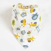 Cachecol Triangular Infantil para Bebê Cachecol de Slip para Bebê Fivela de Pressão Dupla Camada Primavera e Verão Cachecol Babador