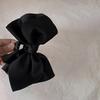 Francês Preto Arco Grab Clip High Feeling Elegante Back Head Hair Grab Simples Elegante Shark Clip Headwear