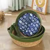 Ninho de Gato Japonês Trançado de Palha Rattan Ninho de Gato Trançado de Palha Semi-fechado de Verão Tapete para Ninho de Gato Grande Universal para Todas as Estações Ninho para Pet Suprimentos para Pets