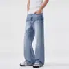 Jeans de pierna ancha de moda estilo americano 2026 para hombre, pantalones acampanados holgados de alta gama nuevos, en stock para hombre