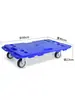 Carrinho Tartaruga para Uso Doméstico, Carrinho de Plataforma Plana, Carrinho de Transporte, Leve, Reboque de Carga com Rodas Giratórias nas Quatro Rodas