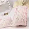 Renda de Onda Tecido Floral Renda Plissada Jacquard Fita Hanfu Luolita Acessórios de Cabelo Laço DIY Acessórios