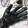 Guantes Gruesos Cálidos Forrados de Lana de Cuero PU para Hombre Invierno Exterior Ciclismo y Montañismo Antideslizantes Pantalla Táctil de Cinco Dedos