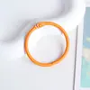 Argola de Livro Colorida Chaveiro Laqueado Acessórios DIY Fivela Redonda Pingente de Bolsa de Boneca Argola de Armazenamento Argola de Cartão Argola de Chaveiro