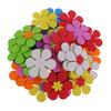 Mezcla de Pegatinas de Espuma Forma de Flor EVA Decoración de PVC para Niños Paquete OPP Pegatina 3D Duradera Promoción