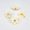 Flor de Estrella Simulada de 4 cm Decoración de Pared de Flores para Bodas Accesorios para Fotos Flores Artificiales Hechas a Mano Bricolaje Set de Boda