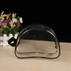 Saco de embalagem de plástico PVC tridimensional personalizado, saco transparente com zíper para cosméticos, saco de armazenamento para artigos de higiene pessoal de viagem
