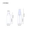 Frasco Atomizador de 30ml 50ml Niebla Fina Plástico PET Frasco de Perfume Maquillaje Viaje Alcohol Frasco Atomizador Pequeño