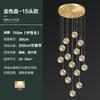 Luminária de Escada Gipsofila Lustre Longo Duplicador Rotativo Moderno Simples Luxo Leve Villa Loft Apartamento Sala de Estar Lustre