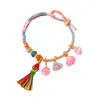 Accesorios para el Festival del Bote del Dragón Bolsitas Perfumadas Bordado Hecho a Mano DIY Tejido de Cuerda de Cinco Colores Zongzi Estilo Antiguo Hojas Iridescentes Accesorios Venta al por Mayor