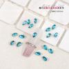 Mini pequena gota de diamante 3x 5m Cor Branco rosa pontiagudo fundo transfronteiriço Net vermelho k9 unhas de vidro jóias atacado