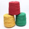 Cuerda de algodón de tres hebras opcional multicolor DIY cuerda de tapiz tejida a mano atado de etiqueta de zongzi decorativo cuerda gruesa torcida
