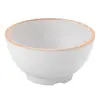 Tazón de melamina tazón de plástico pequeño tazón comercial para avena sopa tazón de restaurante para arroz restaurante de olla caliente tazón sazonado tazón de porcelana vajilla