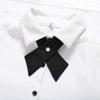 Algodón de Alta Densidad Song Xiaoxia JK Nudo Cruzado Japonés Esquina Plana Punta Accesorios de Uniforme Estudiantil Corbata de Moño