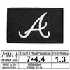 En stock insignia de equipo transfronterizo para gorra béisbol rugby bordado pegatinas de tela insignia bordada a máquina parche pegatinas decoración de ropa