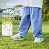 [Jeans Macio] Dudu Home Roupa Infantil Jeans Infantil Primavera Novo Calças de Bebê Roupas de Primavera Calças Casuais Meninas