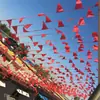 Decoraciones de Año Nuevo, serpentinas, confeti, banderines triangulares, linternas, adornos colgantes, pancartas para exteriores y banderines de cadena.