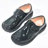 Zapatos para Niños Estilo Británico Estudiante Zapatos de Cuero Negro Vestir Formal Flor Zapatos Infantiles Niño Pequeño Zapatos de Escenario para Anfitrión Zapatos de Vestir