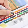 Arte transfronteiriça aquarela sólida guache pigmento conjunto pintura chinesa arte iniciantes pó bolo fábrica cor do rosto óleo
