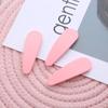 Pinza para el pelo coreana ins con forma de gota de agua, tocado, pinza para flequillo con textura esmerilada, pinzas BB de color caramelo, pinza lateral, accesorios para el pelo de moda en internet
