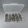 Conjunto de combinação de pinos tipo B tipo B transfronteiriço conjunto de fixação de grampo de cabelo de mola galvanizada vários conjuntos de combinação
