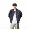 Jaqueta Masculina Gola Alta Jaqueta Casual Outono 2025 Estilo Americano Design Confortável Amigo da Pele Jaqueta Estilosa para Homens