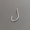 Luya pesca engrenagem peixe gancho grande olho cavalo boca gancho 4#-12# único gancho afiado farpado gancho de peixe pontiagudo atacado