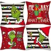 Funda de almohada ambiente de vacaciones de Navidad artículos para el hogar cojín de sofá de sala de estar cojín lumbar decoración navideña almohada venta al por mayor