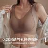 Sujetador sin costuras transfronterizo para mujeres con bustos grandes, efecto minimizador, inalámbrico, push-up, talla grande, ajustable, soporte lateral, sujetador anti-flacidez