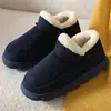 Comércio exterior transfronteiriço novo velho homem sapatos de algodão homens e mulheres desgaste de inverno saco calcanhar forrado de lã interior quente sapatos de algodão de sola grossa homens