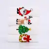 Suministro transfronterizo de juegos de toallas de regalo de Navidad, obtenidos de Europa y EE. UU., para dropshipping; Toallas cuadradas de mezcla de poliéster, 30*30 cm, ultrasuaves