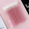 Pincel de Lábios Descartável de Cristal Bastão Ferramenta de Beleza Cotonete Bastão Pincel de Batom Portátil para Misturar Gloss Labial Ferramenta de Maquiagem