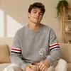 Recomendación popular: Fábrica de suéteres jacquard de cuello redondo para cachorros personalizados de marca moderna, suéter de punto para hombre