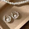 D Brincos Exclusivos de Pérola Prata Quebrada Acessíveis de Luxo para Mulheres Novo Estilo Quente 2025 Brincos de Alta Qualidade com Elegância Única