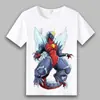 Verano 2023 Godzilla 2 Rey de los Monstruos Camiseta Secundaria de Anime de Manga Corta Ropa de Clase de Manga Corta para Estudiantes