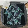 Camisa Hombre Verano Manga Corta Cuello Solapa Moda Atractivo Casual Holgada Media Manga Camisa Estampada Ropa de Hombre